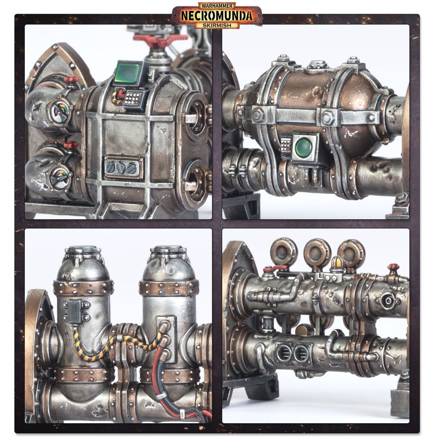 Games Workshop - Warhammer 40,000 - Necromunda - Zone Mortalis Factoria Pipes - Image 12