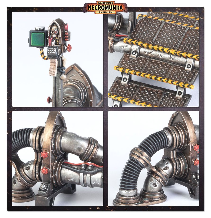 Games Workshop - Warhammer 40,000 - Necromunda - Zone Mortalis Factoria Pipes - Image 14