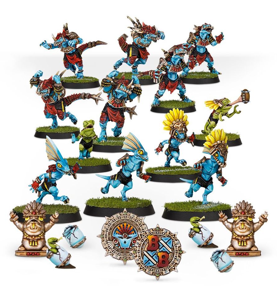 Games Workshop - Blood Bowl - Lizardmen Blood Bowl Team – Gwaka'moli Crater Gators - Image 2