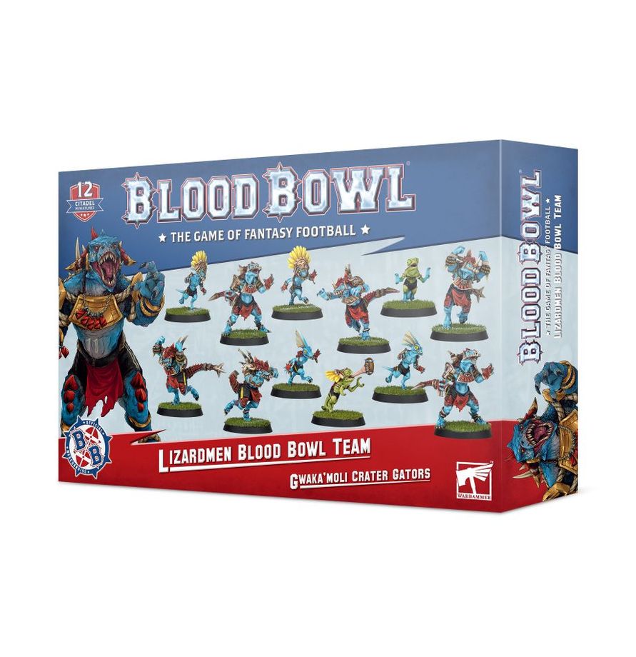 Games Workshop - Blood Bowl - Lizardmen Blood Bowl Team – Gwaka'moli Crater Gators