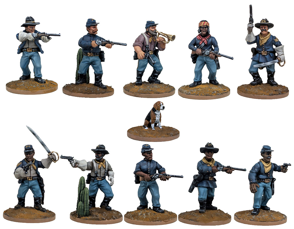 Great Escape Games - Dead Man's Hand - Redux - US Cavalry/Buffalo Soldiers Plastic Box Set - Image 2