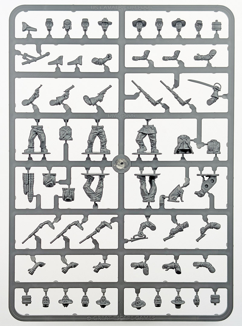 Great Escape Games - Dead Man's Hand - Redux - US Cavalry/Buffalo Soldiers Plastic Box Set - Image 4