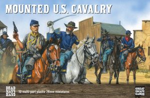 Great Escape Games - Dead Man's Hand - Redux - Mounted US Cavalry/Buffalo Soldiers Plastic Box Set
