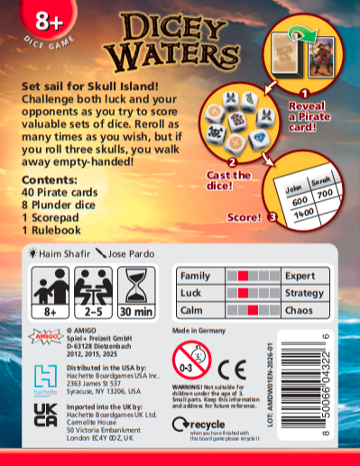 Dicey Waters Card & Dice Game - Image 2