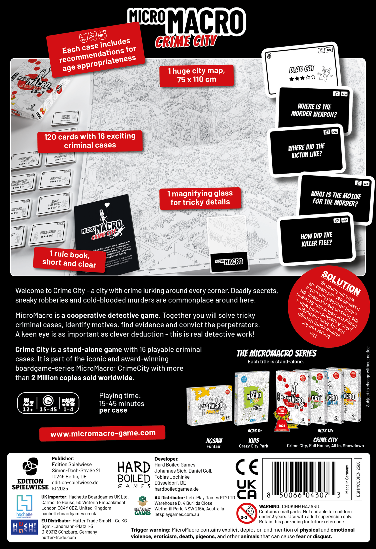 MicroMacro - Crime City Board Game - Image 2