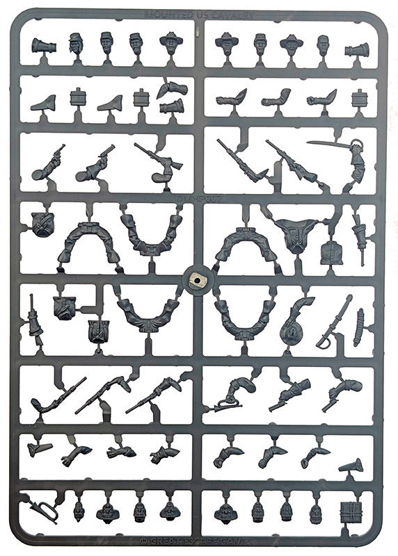 Great Escape Games - Dead Man's Hand - Redux - Mounted US Cavalry/Buffalo Soldiers Plastic Box Set - Image 4