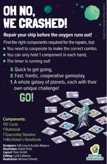 Oh No, We Crashed! Card Game - Image 2