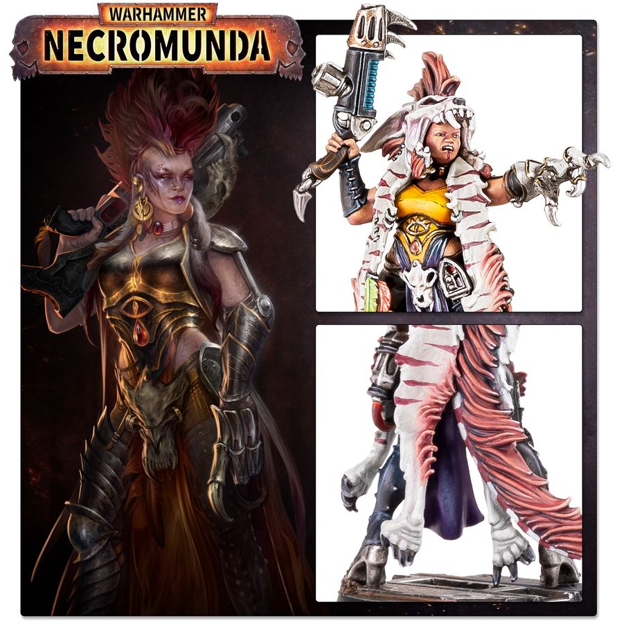 Games Workshop - Warhammer - Necromunda - Escher Gang Matriarchs & Phyrr Cats - Image 7