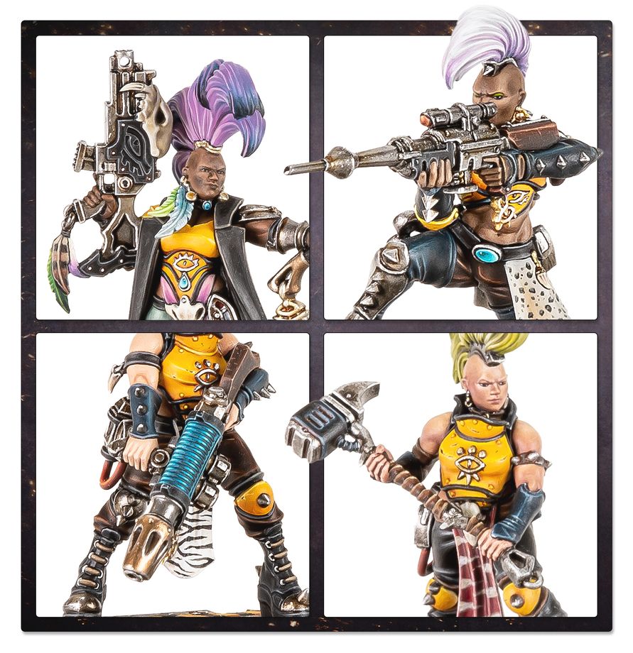 Games Workshop - Warhammer - Necromunda - Escher Gang Matriarchs & Phyrr Cats - Image 8