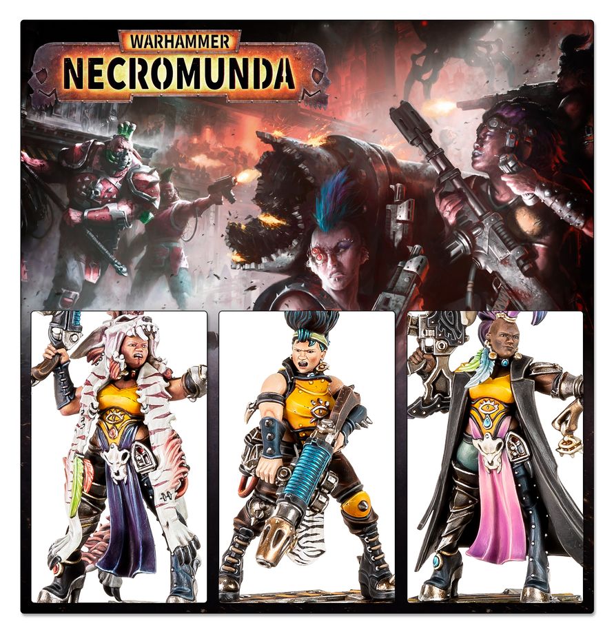 Games Workshop - Warhammer - Necromunda - Escher Gang Matriarchs & Phyrr Cats - Image 11