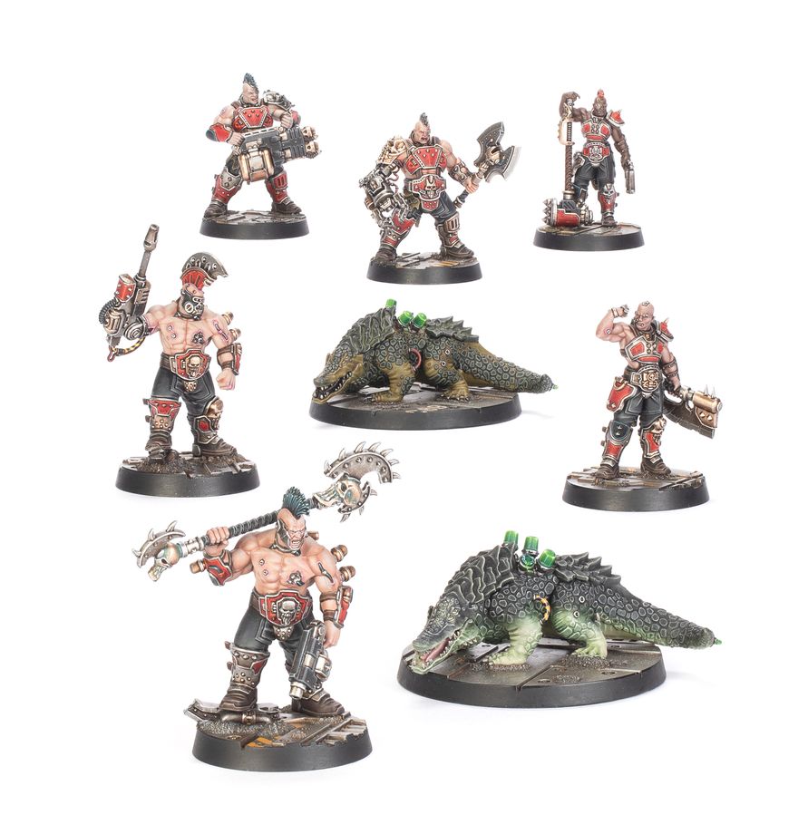 Games Workshop - Warhammer - Necromunda - Goliath Forge Bosses & Sumpkrocs - Image 3